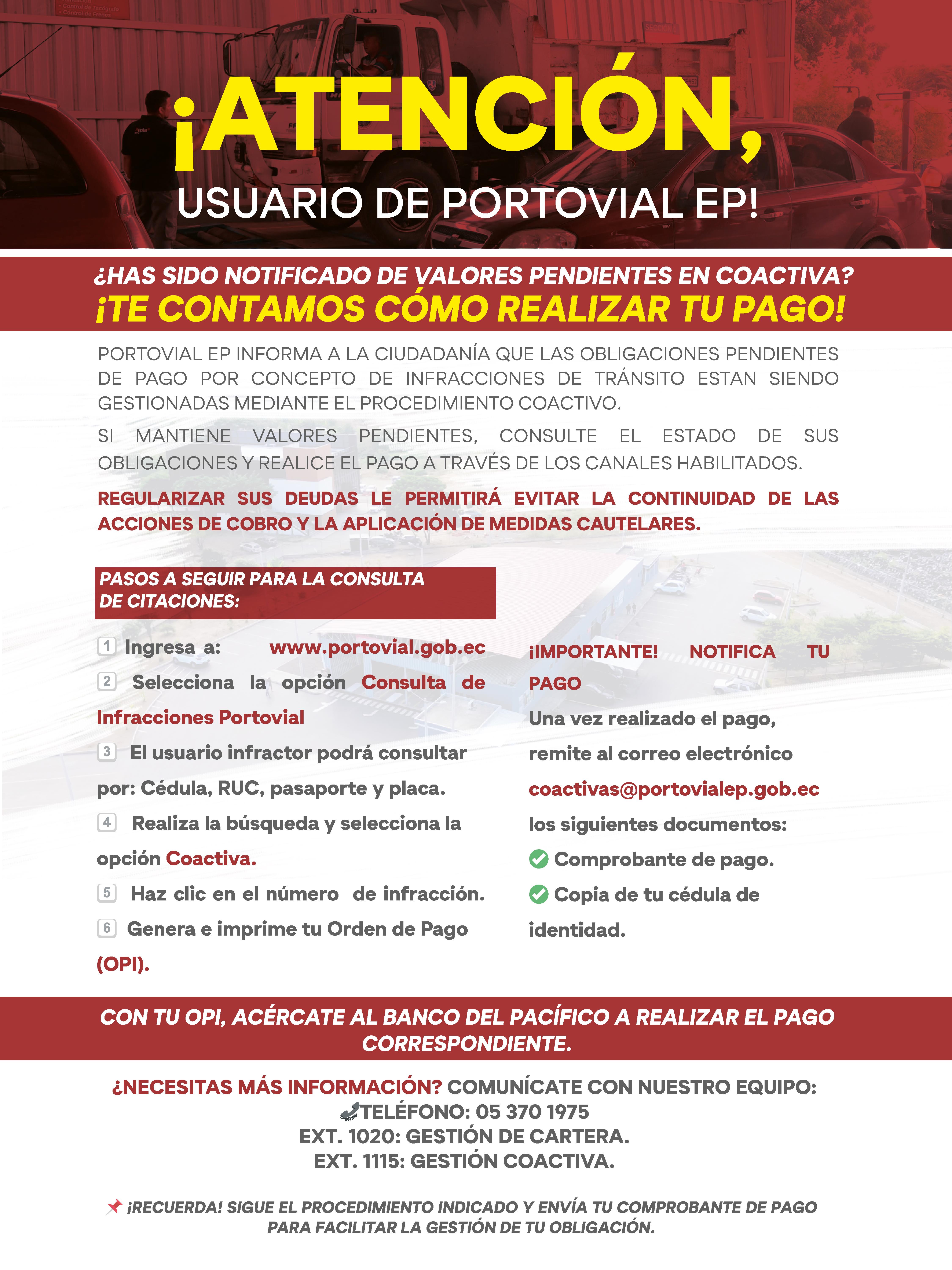 Has sido notificado de valores pendientes en coactiva
