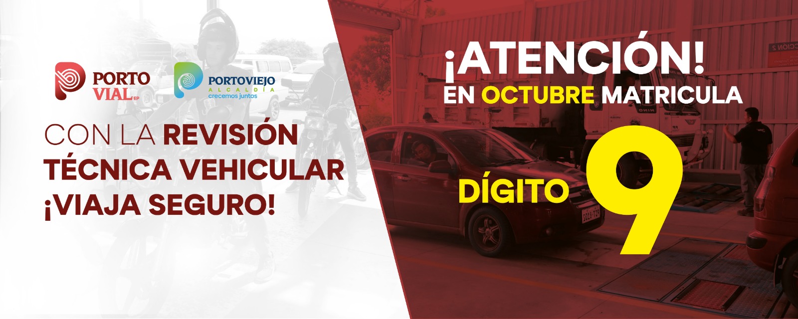 Matriculación de vehiculos digito 9